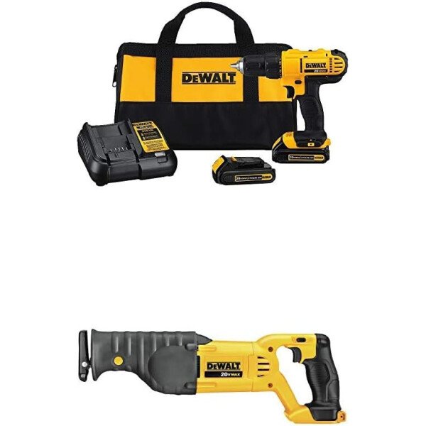 DEWALT - Kit de taladro/destornillador inalámbrico máximo de 20 V, 2 baterías y cargador incluido (DCD771C2) - Imagen 20