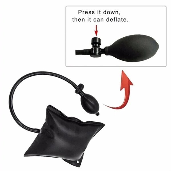 Bomba de aire para coche, cojín de aire de silicona, bolsa inflable, clip, junta, resistente y duradera, herramienta de apertura para instalación de puertas y ventanas de reparación de automóviles - Imagen 5