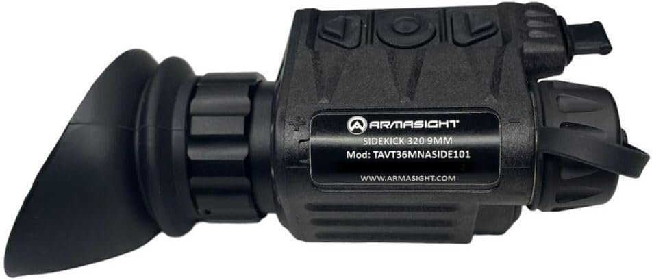 Armasight Sidekick 320 Mini monocular térmico con núcleo térmico Armacore 320, control de 3 botones, brújula y mejora de detalles de imagen (gris) - Imagen 5
