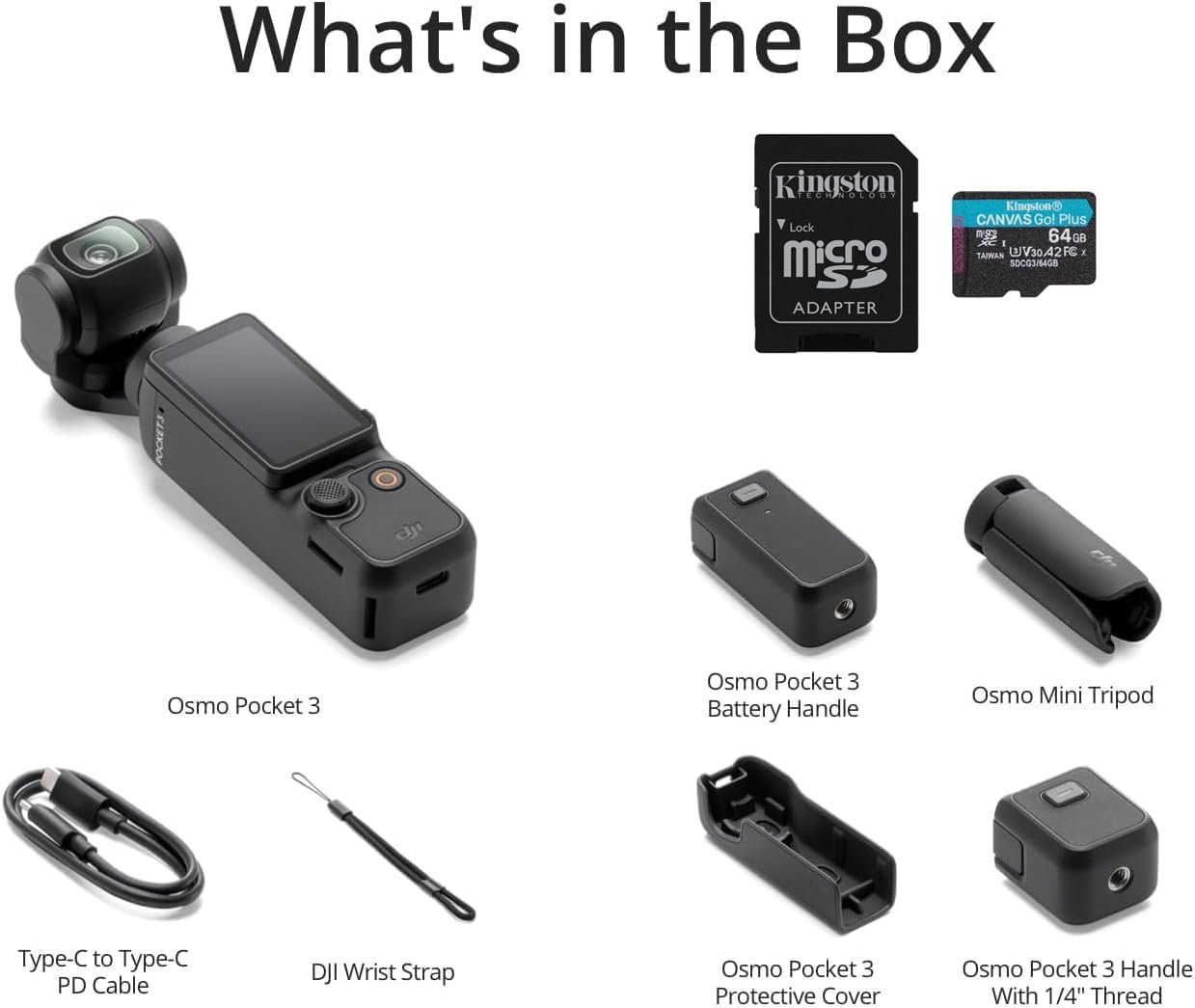 DJI Osmo Pocket 3 Capture More Combo, cámara de vlogging con CMOS de 1 pulgada y video 4K/120fps, estabilización de 3 ejes, enfoque rápido, seguimiento de rostro/objeto, pantalla táctil giratoria de 2 - Imagen 7