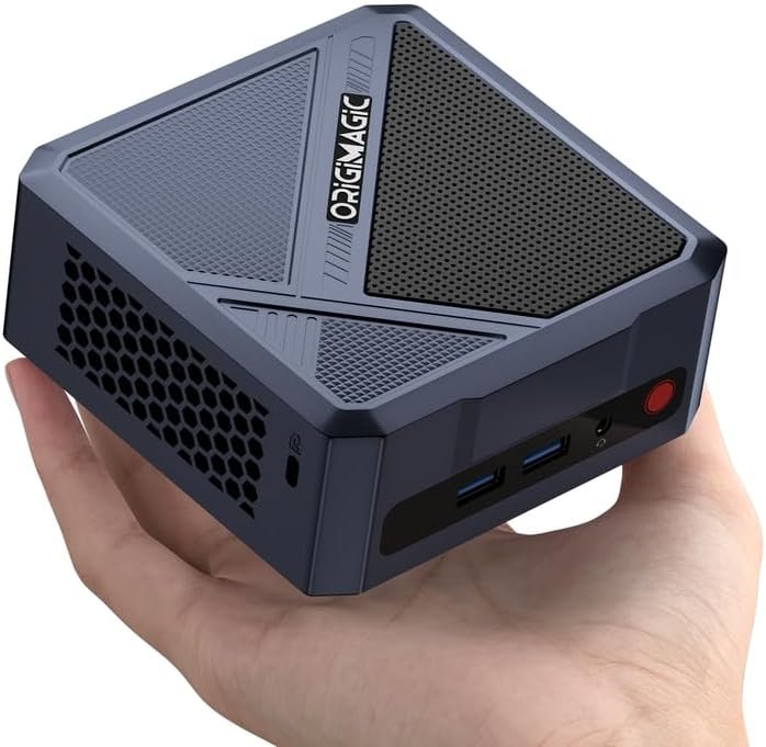 Mini PC para juegos C4 Light, AMD Ryzen 5 3550H (Beat N100/N150), Mini computadora LAN RJ45 dual, 16 GB DDR4 M.2 512GB NVMe SSD, WiFi-5.0/BT-5.0, compatible con pantalla triple 4k, oficina - Imagen 3