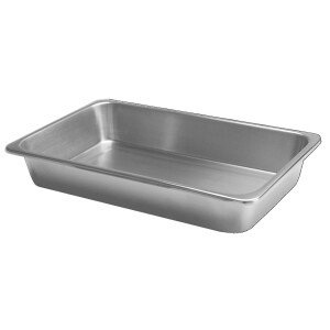 Graham-Field 3258 Grafco - Bandeja de instrumentos de metal para suministros médicos, dentales, tatuajes y quirúrgicos, acero inoxidable, 8-7/8" x 5" x 2"