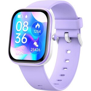 Reloj inteligente para niños con rastreador de actividad física, no necesita teléfono/aplicación, 19 modos deportivos, esfera de bricolaje de 1.5 pulgadas, impermeable IP68, monitor de sueño