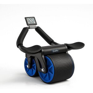 AB Roller for Men & Women – Core Strength Training Wheel Set with Elbow Support & 2 Knee Pads – Abdominal Exercise Roller for Core Stability, Belly Fat Reduction, and Total Body Workout Equipment