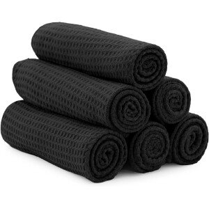 S&T INC. Toallas de microfibra para gimnasio, toalla de yoga para el hogar y bolsa de gimnasio, 16 x 27 pulgadas, paquete de 6