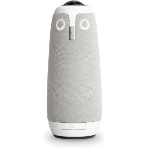 Owl Labs Meeting Owl 3 - Cámara de sala de conferencias HD de 360° 1080p, seguimiento de altavoces impulsado por IA, recogida de micrófono de 18 pies, certificada para equipos de Microsoft, funciona