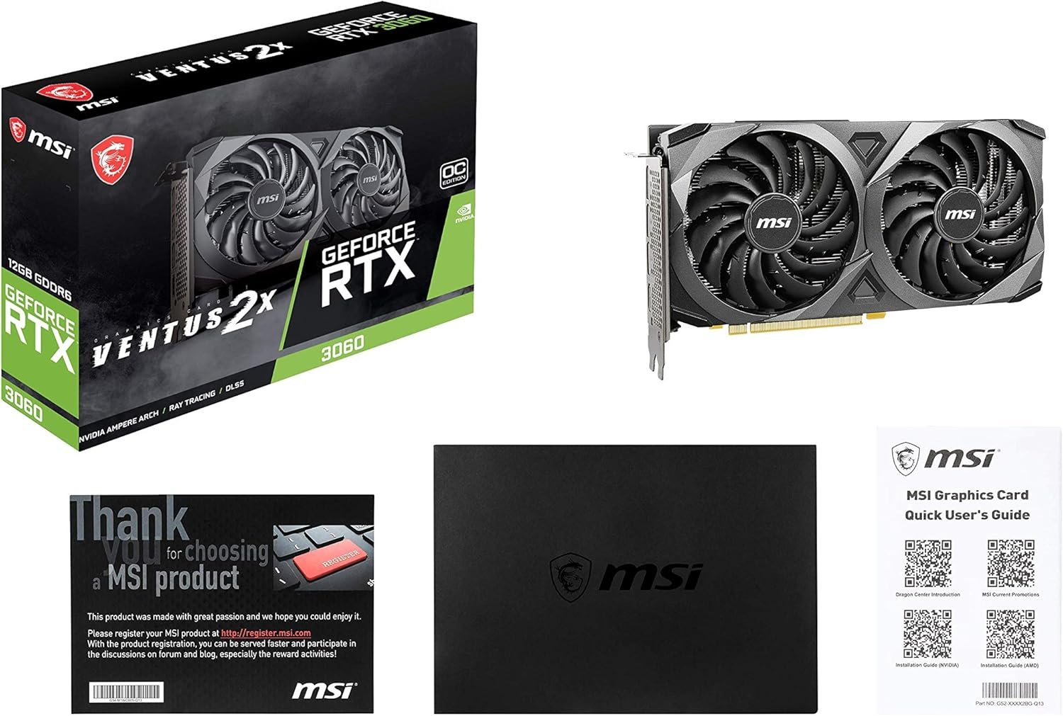 MSI Tarjeta gráfica GeForce RTX 3060 12GB 15 Gbps GDRR6 192-Bit HDMI/DP PCIe 4 Torx Twin Fan Ampere OC - Imagen 6