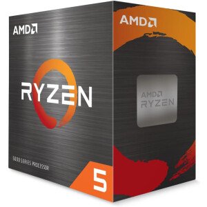 AMD Ryzen 5 5500 Procesador de escritorio desbloqueado de 6 núcleos y 12 hilos con enfriador Wraith Stealth