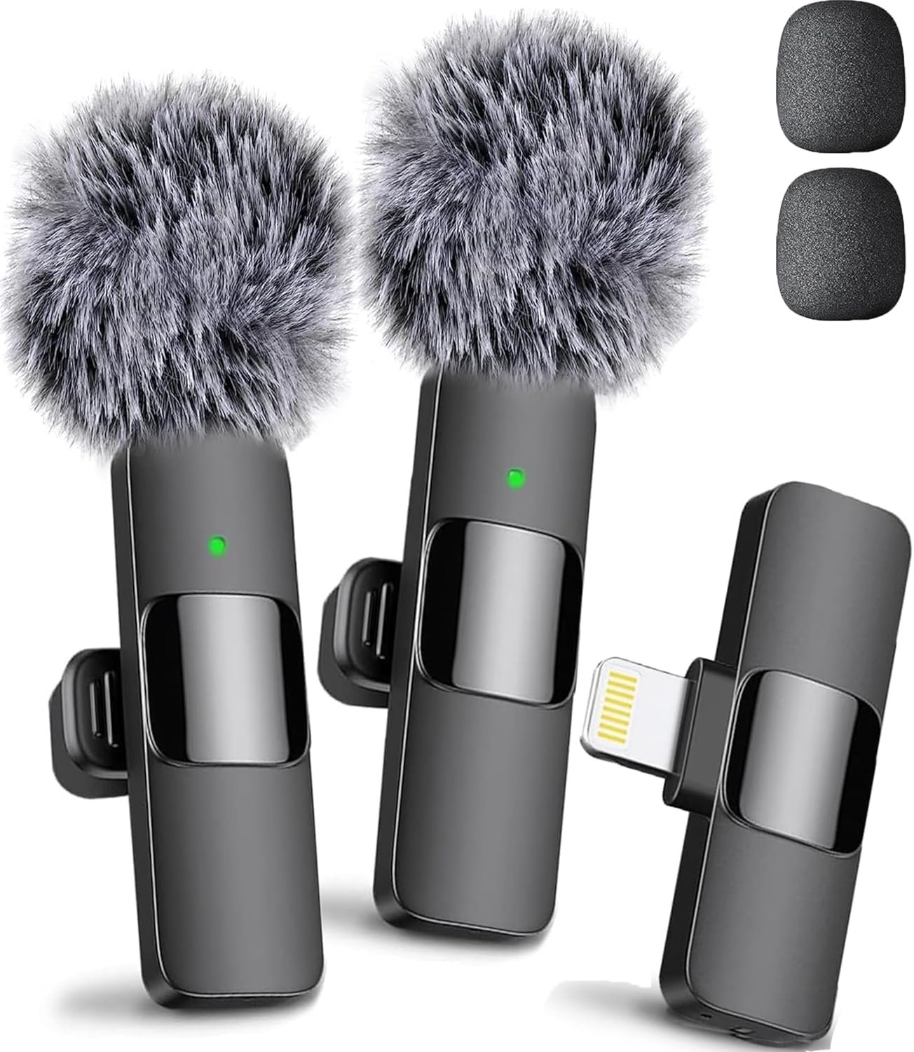 Mini Mic Pro (Último modelo) - Micrófono inalámbrico profesional para iPhone, iPad, Android, micrófono Lavalier para grabación de video, micrófono para iPhone, grabación cristalina con USB-C para - Imagen 4