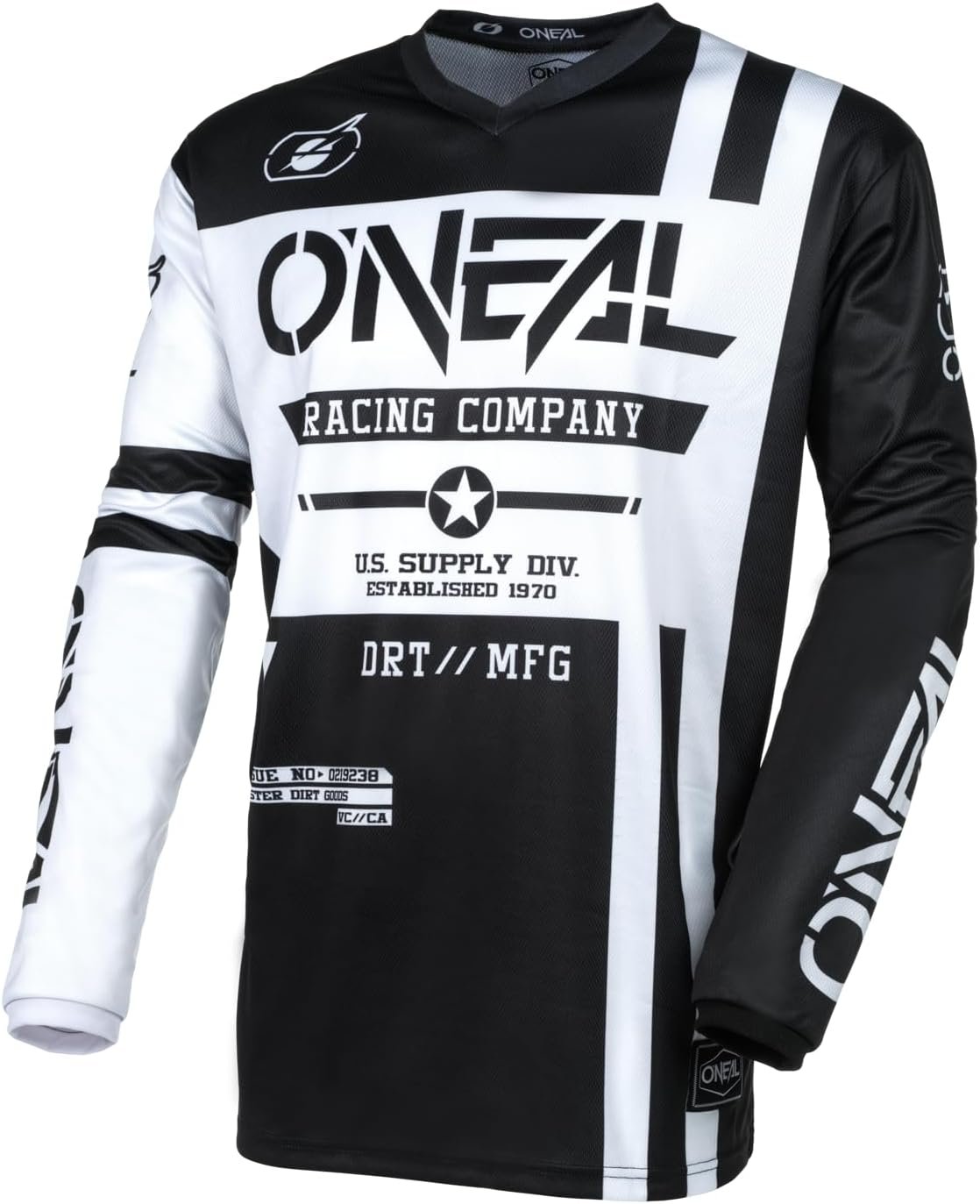 O'NEAL Element V.24 Warhawk - Camiseta para hombre, color negro, blanco, rojo, talla XL - Imagen 2