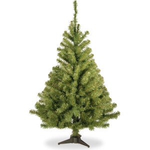 National Tree Company - Árbol de Navidad artificial Kincaid Spruce Mini de 3 pies, 113 puntas, incluye soporte, color verde