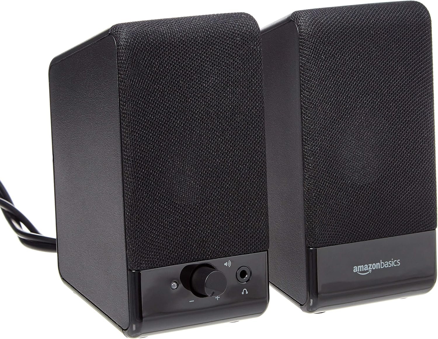 Amazon Basics Altavoces para computadora de escritorio o portátil, alimentación de CA (versión de EE. UU.), color negro - Imagen 9