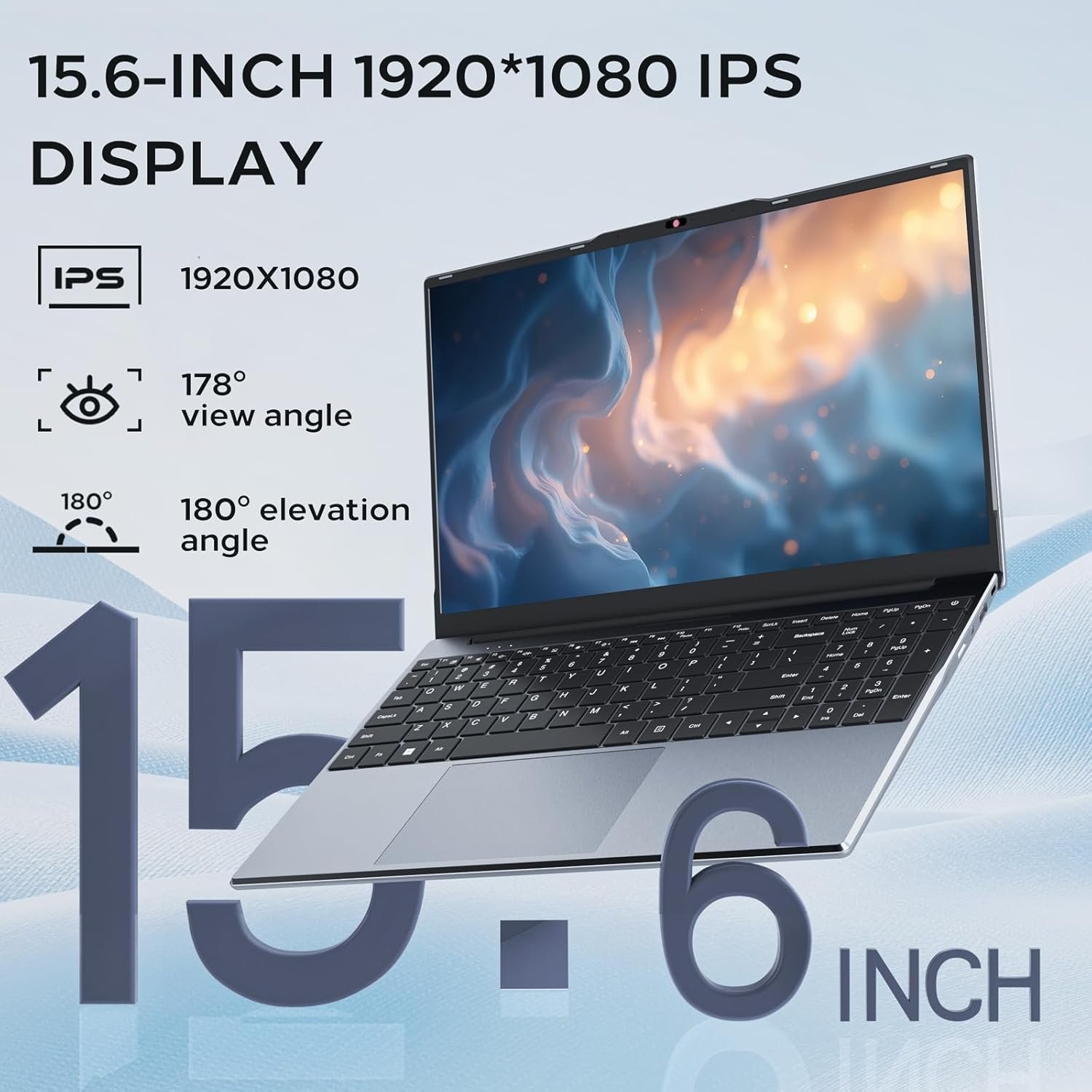 Phatom Computadoras portátiles FHD de 15.6", compatibles con Windows 11, Pentium Gold (Beats Pentium, Celeron), ventilador de refrigeración, 4 GB de RAM, 128 GB SSD, hasta 2 TB, HDMI, para negocios, estudiantes - Imagen 2