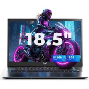 Computadora portátil, portátil de 18.5 pulgadas, computadora portátil 2025, 16 GB RAM 512 GB NVMe SSD, procesador ntel N150 (hasta 3.6 GHz), 11 Pro, pantalla FHD 1080 para negocios y