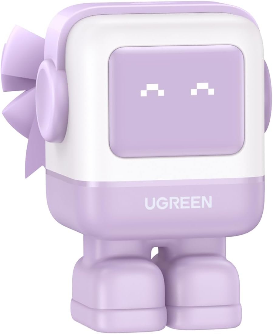 UGREEN Uno - Bloque de cargador USB C de 30 W, cargador rápido compacto robot GaN para iPhone 17, regalos para mujeres y hombres, compatible con iPhone 17/16/15, Galaxy S25/S24/S23, Pixel 10/9/8, iPad, negro - Imagen 18