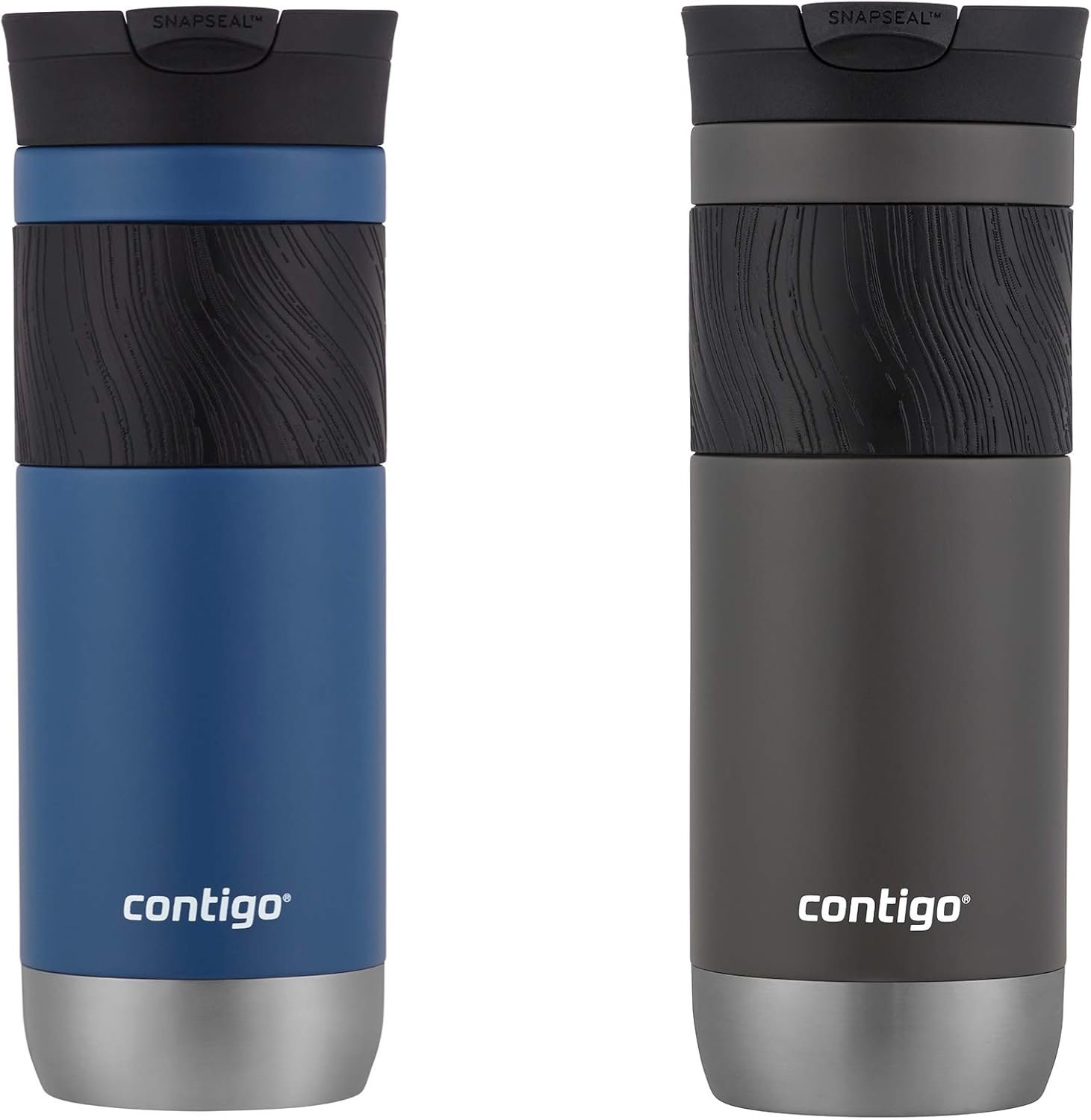 Contigo - Taza de viaje con aislamiento y con Snapseal (cierre por presión), 16 onzas fluidas, diseño Licorice - Imagen 14