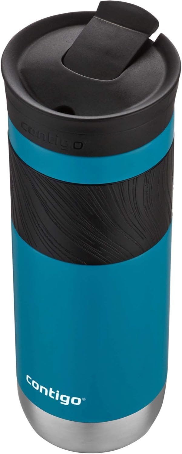 Contigo - Taza de viaje con aislamiento y con Snapseal (cierre por presión), 16 onzas fluidas, diseño Licorice - Imagen 34