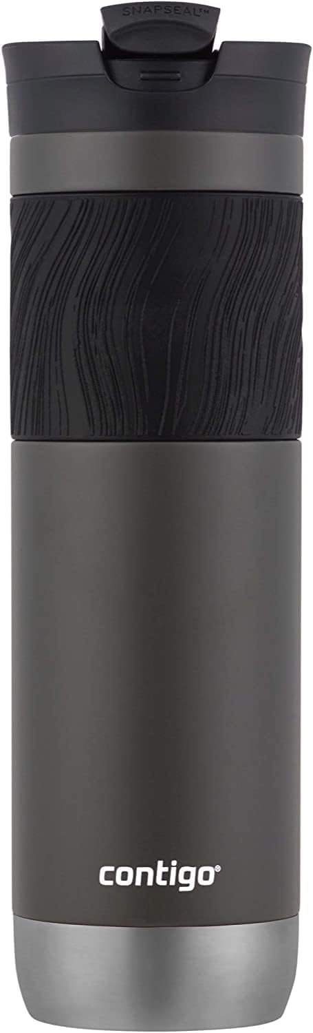 Contigo - Taza de viaje con aislamiento y con Snapseal (cierre por presión), 16 onzas fluidas, diseño Licorice - Imagen 46