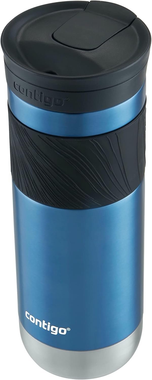 Contigo - Taza de viaje con aislamiento y con Snapseal (cierre por presión), 16 onzas fluidas, diseño Licorice - Imagen 55