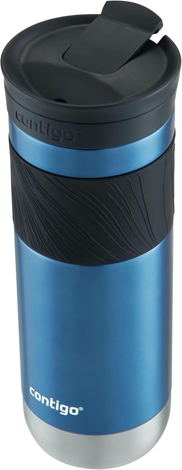 Contigo - Taza de viaje con aislamiento y con Snapseal (cierre por presión), 16 onzas fluidas, diseño Licorice - Imagen 56