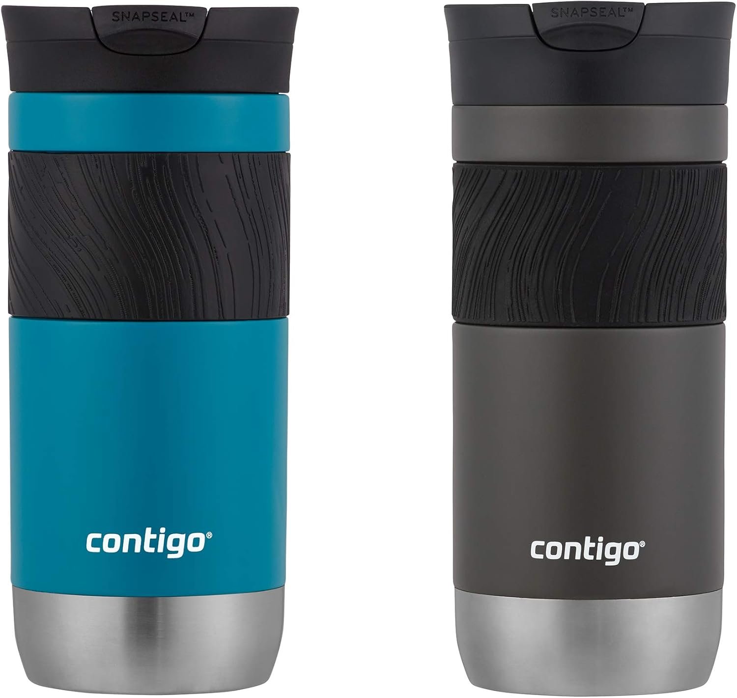 Contigo - Taza de viaje con aislamiento y con Snapseal (cierre por presión), 16 onzas fluidas, diseño Licorice - Imagen 65