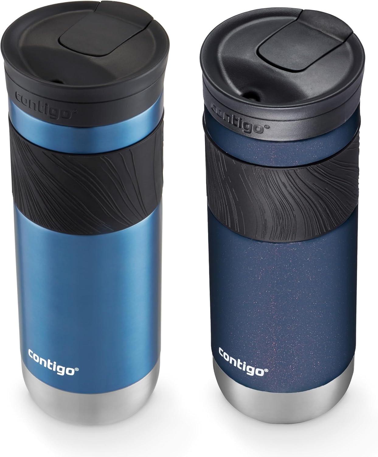 Contigo - Taza de viaje con aislamiento y con Snapseal (cierre por presión), 16 onzas fluidas, diseño Licorice - Imagen 98