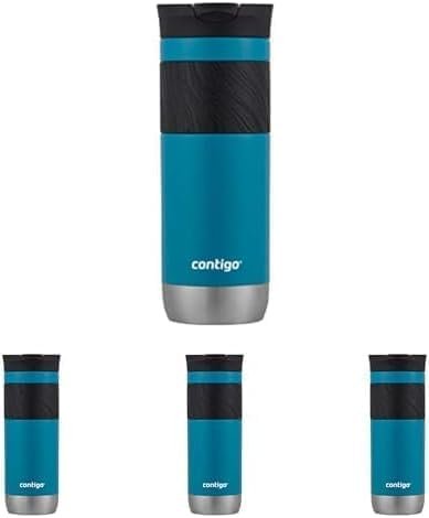 Contigo - Taza de viaje con aislamiento y con Snapseal (cierre por presión), 16 onzas fluidas, diseño Licorice - Imagen 102