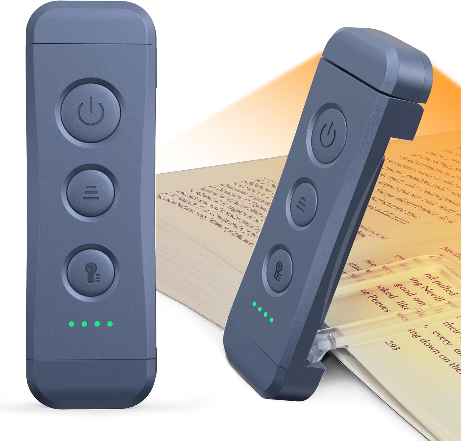 Glocusent Luz de libro recargable USB para leer en la cama, luz de lectura LED portátil con clip, 3 colores ámbar y 5 brillo regulable, compacta y duradera, perfecta para amantes de los libros, niños - Imagen 20