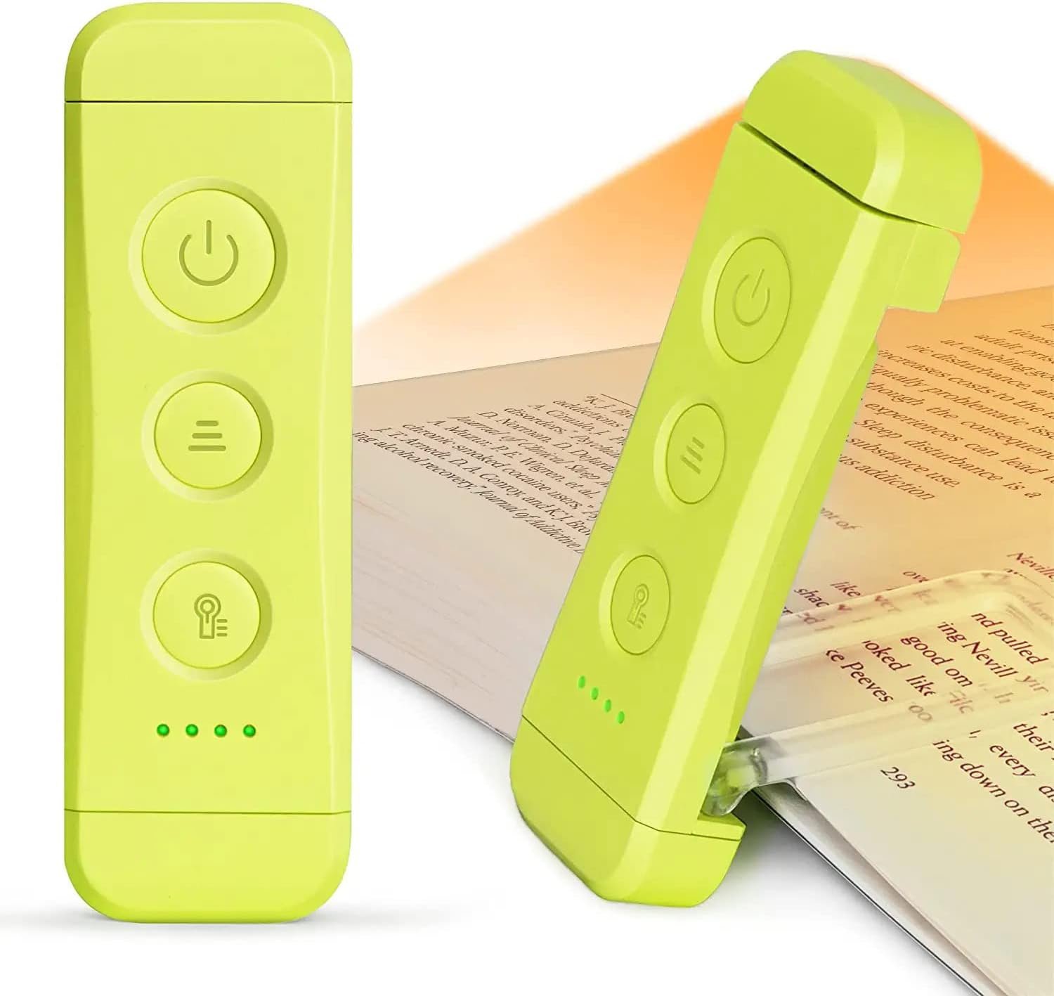 Glocusent Luz de libro recargable USB para leer en la cama, luz de lectura LED portátil con clip, 3 colores ámbar y 5 brillo regulable, compacta y duradera, perfecta para amantes de los libros, niños - Imagen 45