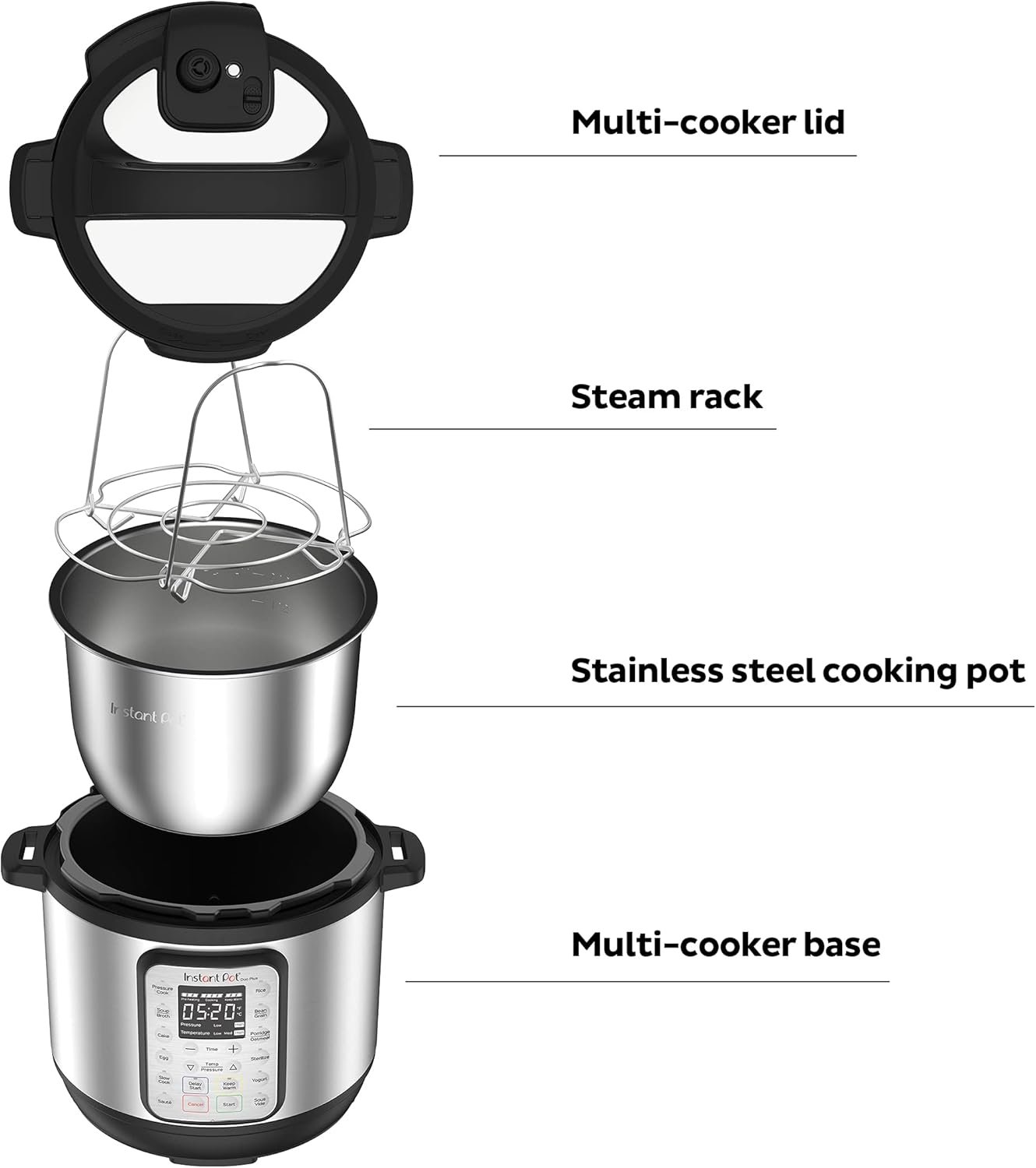 Instant Pot Duo Plus 6 Qt 9 in 1 Olla de presión multiuso programable, olla de cocción lenta, arrocera, yogurtera, vaporera, para hervir huevos, sofreír, calentar y esterilizar - Imagen 19