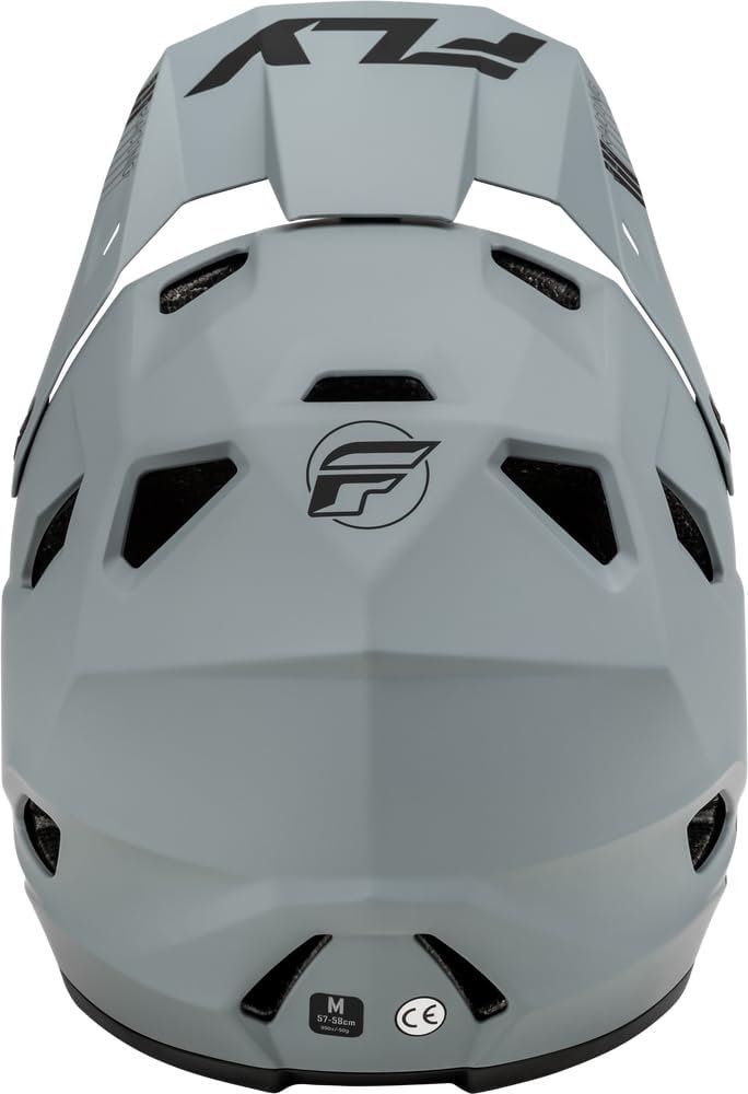 Fly Racing Rayce Casco de bicicleta de montaña de cara completa/BMX, certificado ASTM F1952 DH, CPSC 1203, CE EN1078, carcasa de polialeación, ventilación TFV, forro extraíble - Imagen 2