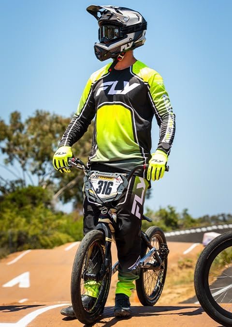 Fly Racing Rayce Casco de bicicleta de montaña de cara completa/BMX, certificado ASTM F1952 DH, CPSC 1203, CE EN1078, carcasa de polialeación, ventilación TFV, forro extraíble - Imagen 14