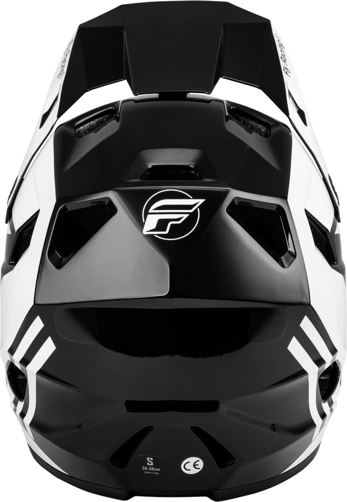 Fly Racing Rayce Casco de bicicleta de montaña de cara completa/BMX, certificado ASTM F1952 DH, CPSC 1203, CE EN1078, carcasa de polialeación, ventilación TFV, forro extraíble - Imagen 24