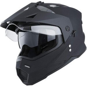 1Storm Dual Sport Motocross Off Road Casco de cara completa con visera doble: HF802