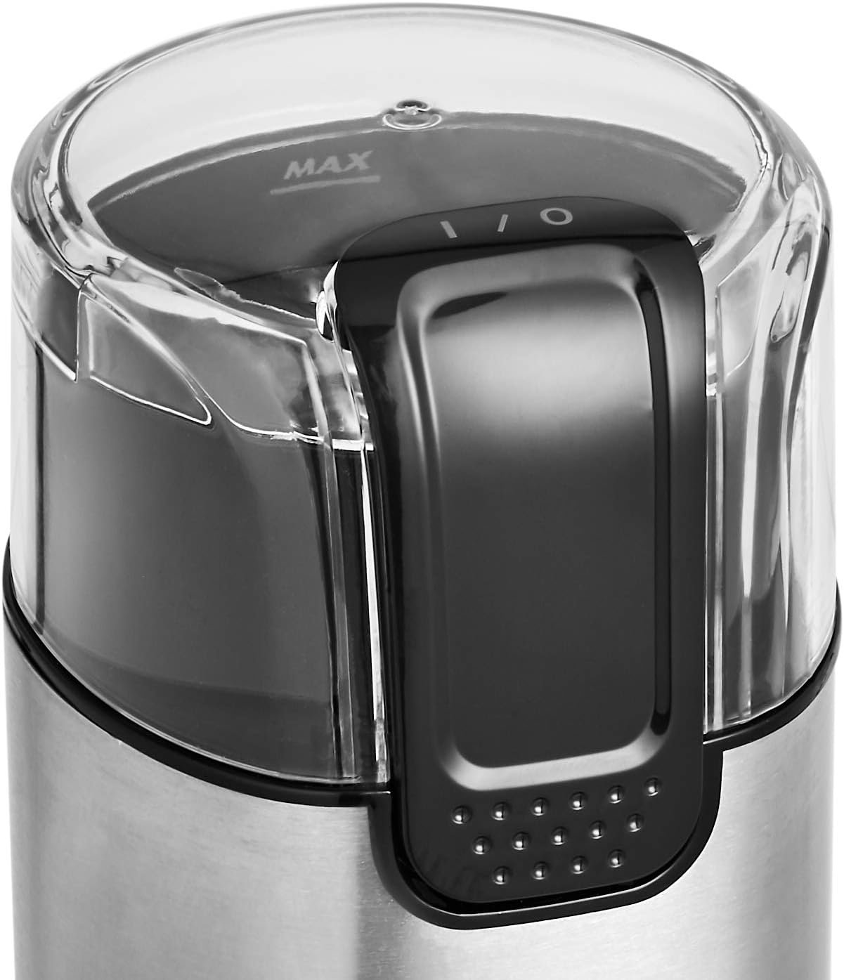 Amazon Basics Molinillo de café eléctrico, molinillo de granos de café y especias, con cuchillas de molienda de acero inoxidable de servicio pesado - Imagen 5