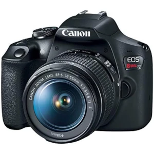 Canon EOS Rebel T7 Cámara DSLR con lente de 18-55mm | Wi-Fi integrado | Sensor CMOS de 24.1 MP | Procesador de imagen DIGIC 4+ y videos Full HD